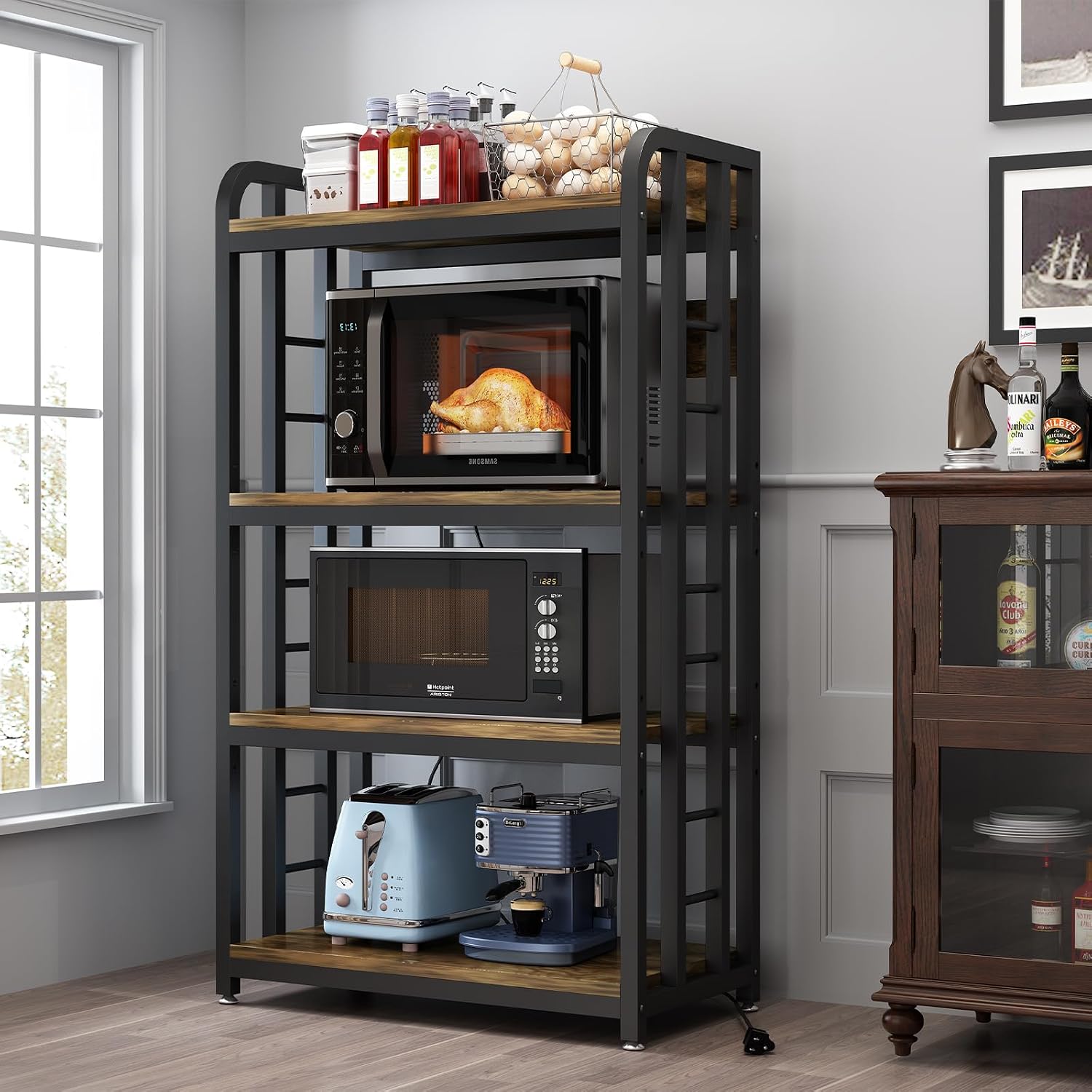 Kitchen Appliances Countertop - Étagère de cuisine à 4 niveaux