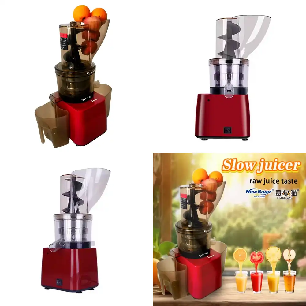 Juicer Cold Press Slow - Extracteur de jus commercial en acier