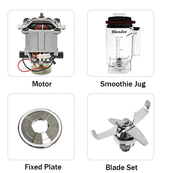 Blender High Power - Mixeur-blender professionnel haute puissance 1,8 L