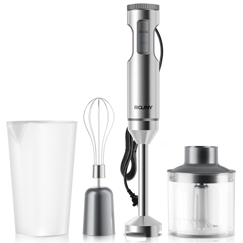 Blender High Power - Mixeur Plongeant Puissant 4-en-1, Batteur à