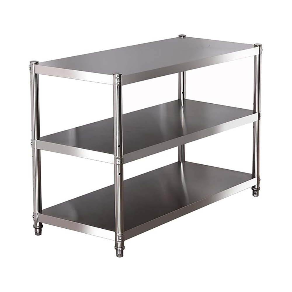 Kitchen Appliances Table - Étagère en acier inoxydable, support de