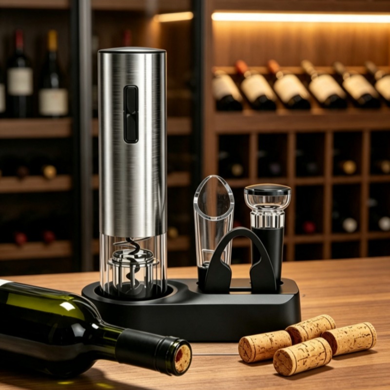 Wine Opener Electric - Ouvre-bouteille électrique USB, tire-bouchon rechargeable avec