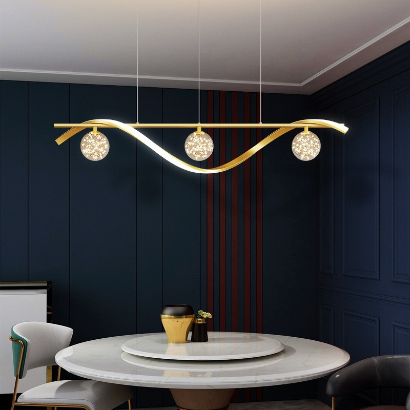 Kitchen Appliances Table - Lampes suspendues LED minimalistes modernes gradation