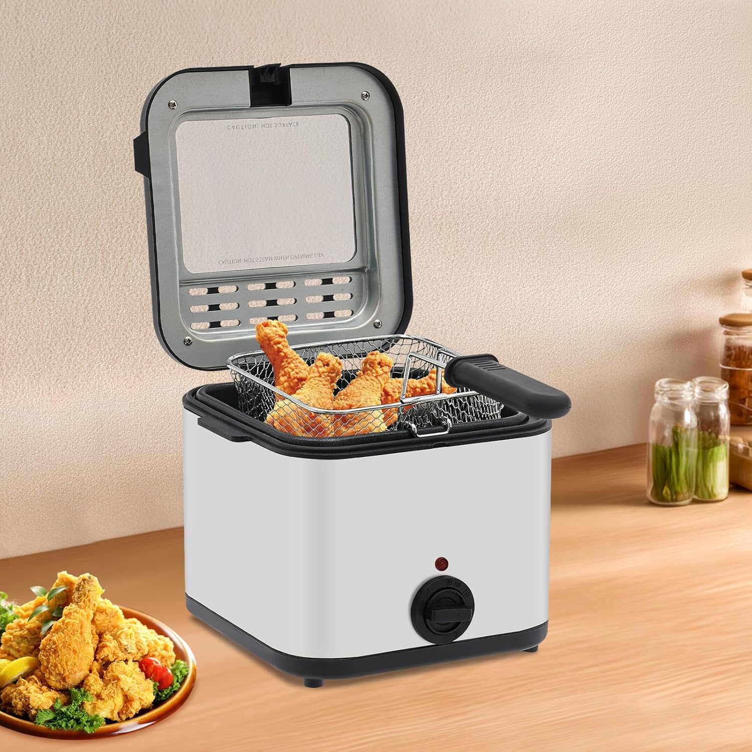 Kitchen Appliances Countertop - Friteuse électrique de comptoir, 2,64 qt,