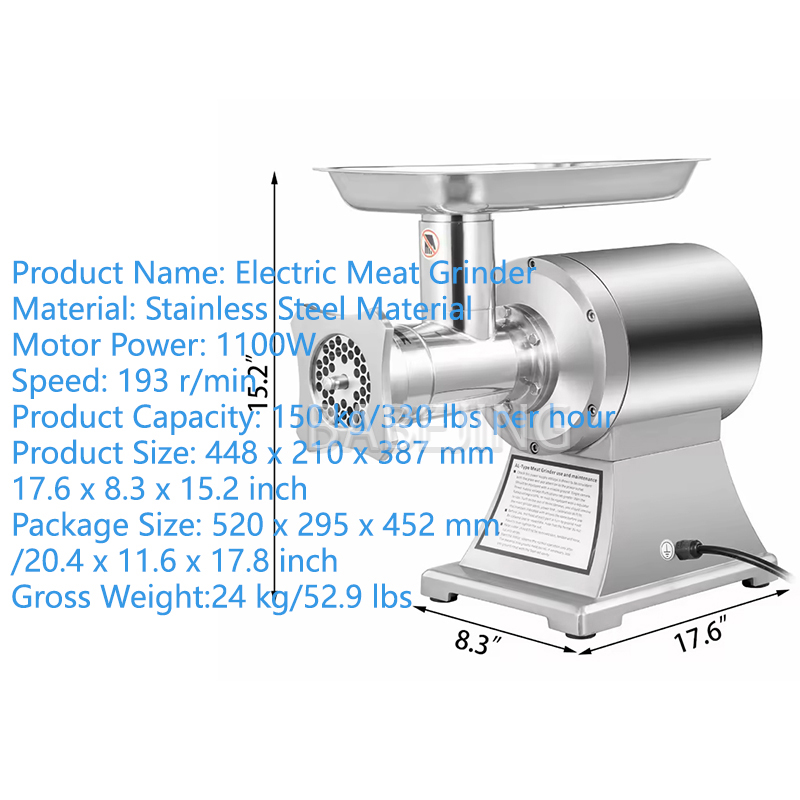 Meat Grinder Attachment - BABEJING 2025 nouveau broyeur à viande