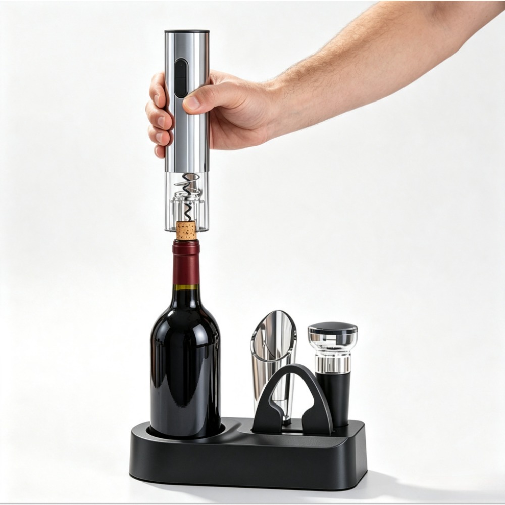 Wine Opener Electric - Ouvre-bouteille électrique rechargeable par USB avec
