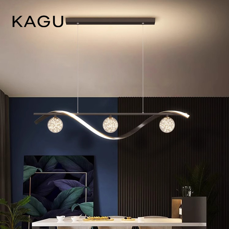 Kitchen Appliances Table - Lampes suspendues LED minimalistes modernes gradation