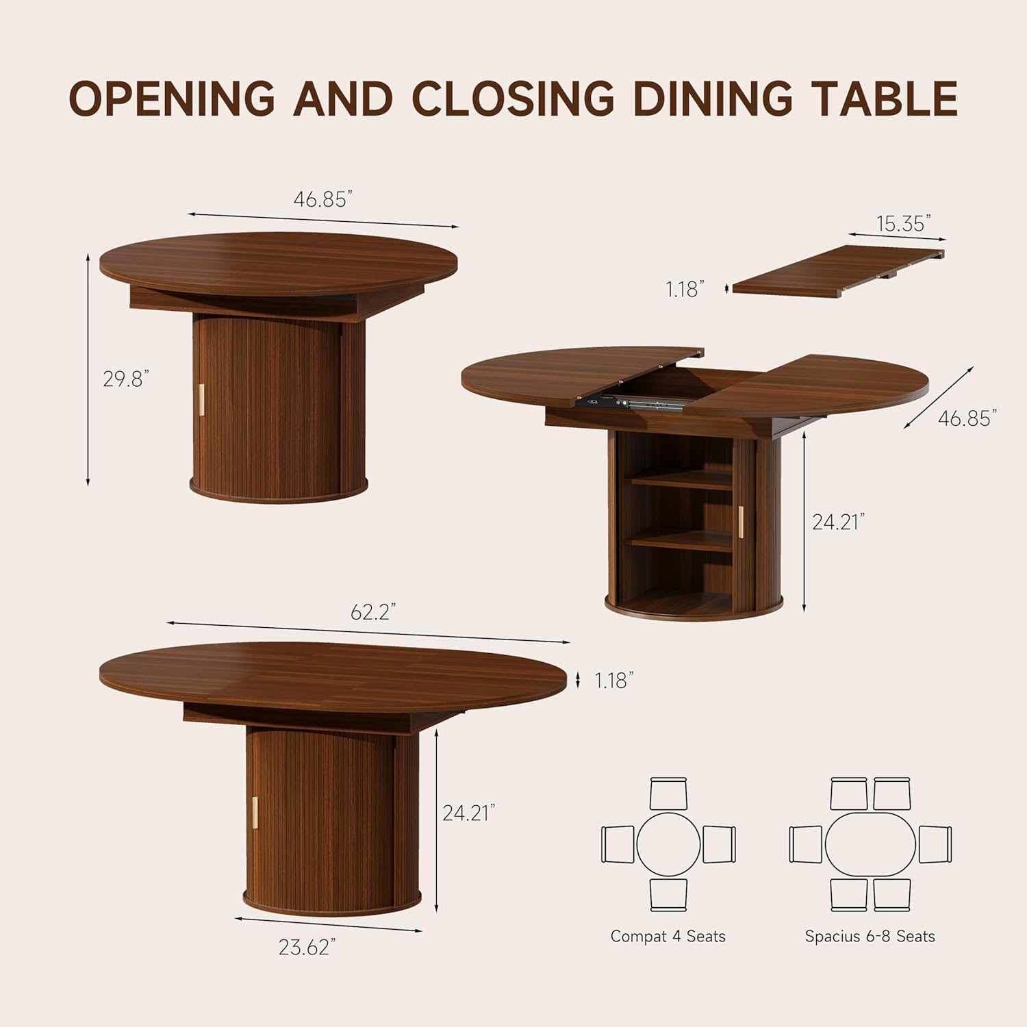 Table à manger ronde extensibl - Kitchen Appliances Table avis et prix