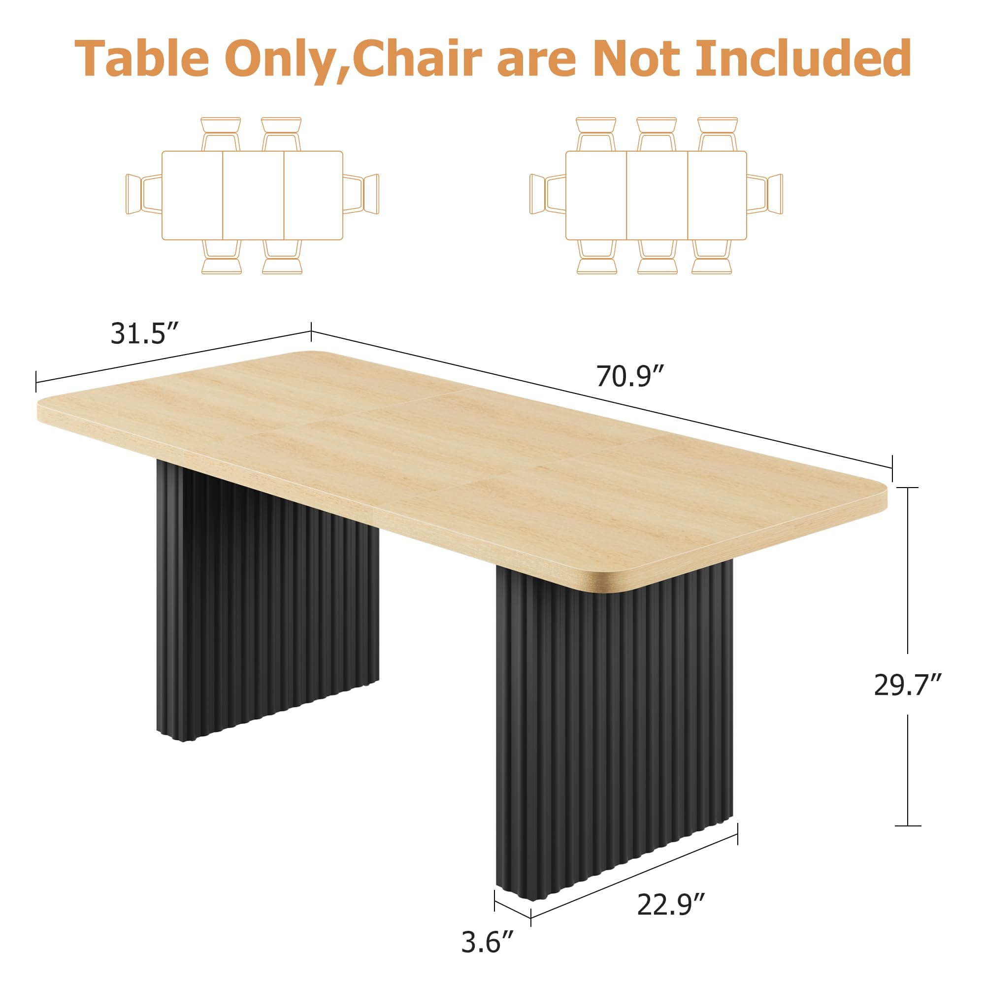 Table de salle à manger indust - Kitchen Appliances Table avis et prix