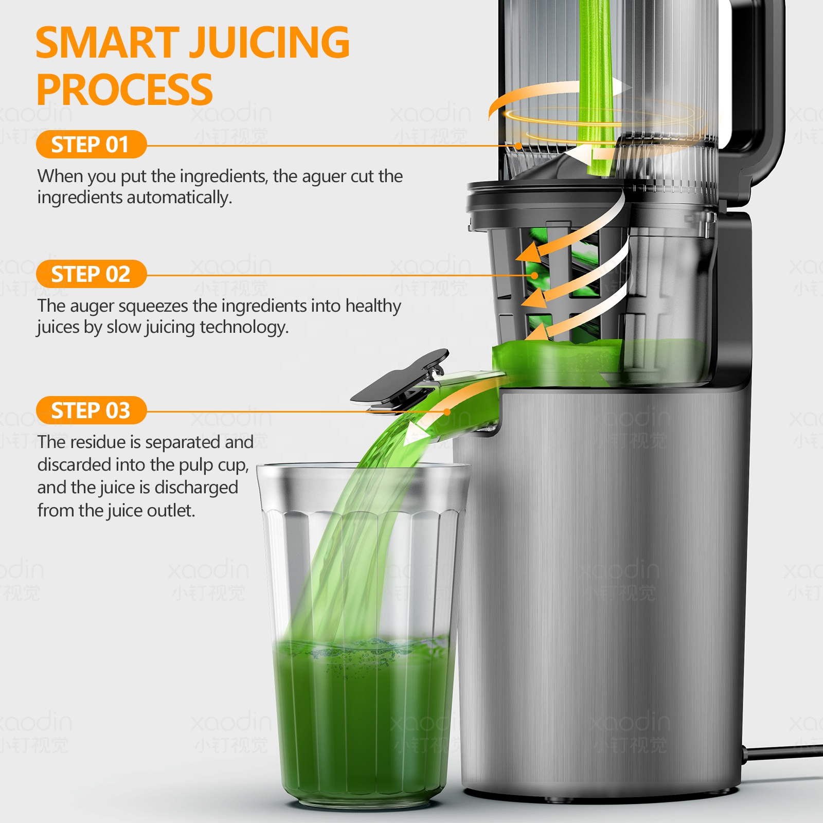 Extracteur de jus lent électri - Juicer Cold Press Slow avis et prix