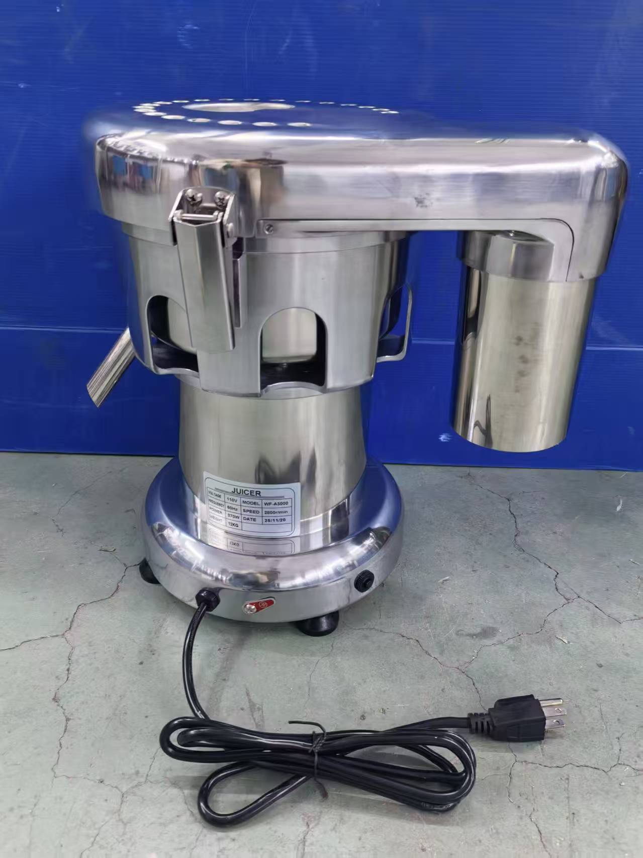Extracteur de jus commercial à - Juicer Cold Press Slow avis et prix
