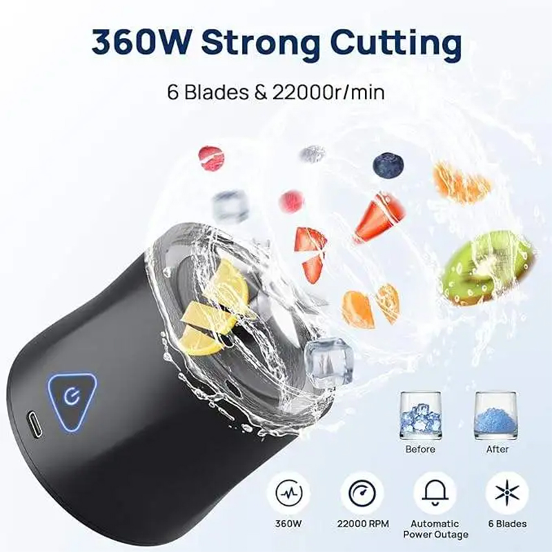 Extracteur de jus portable à b - Juicer Cold Press Slow avis et prix