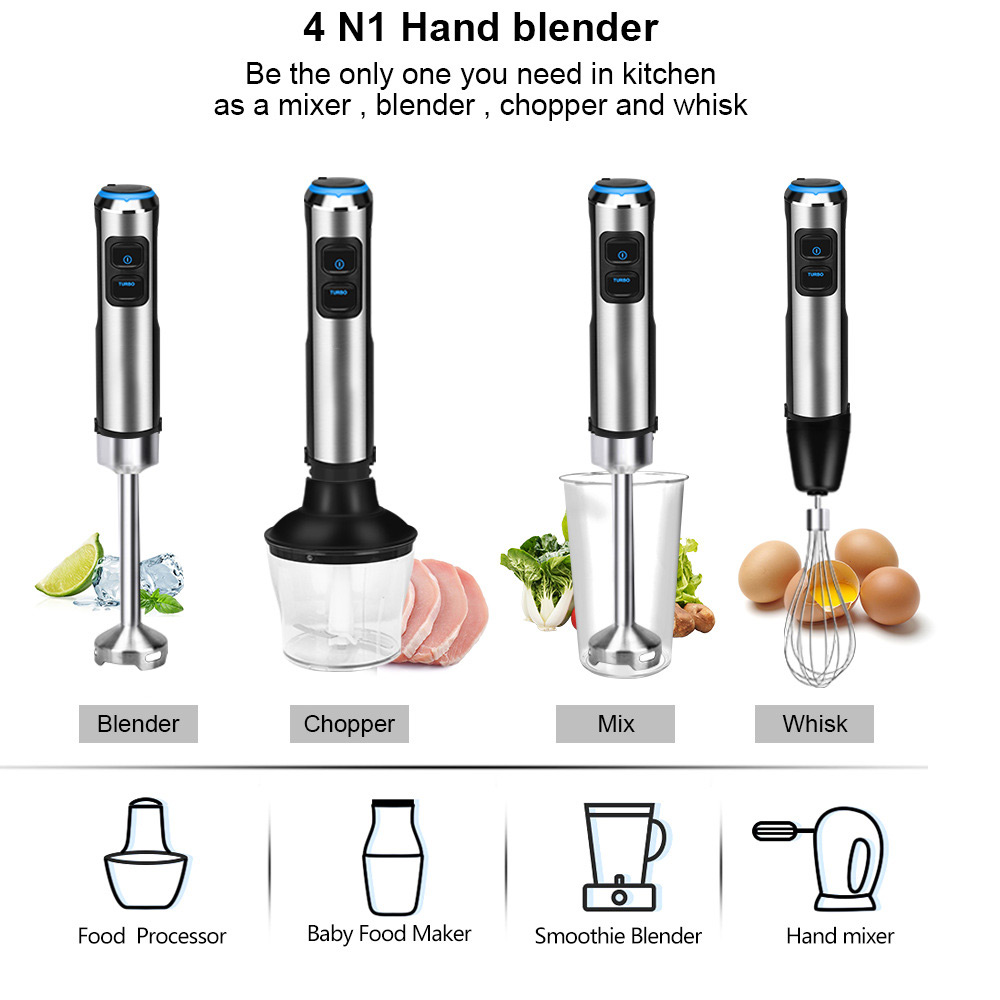 Mélangeur à main 4 en 1 haute  - Blender High Power avis et prix