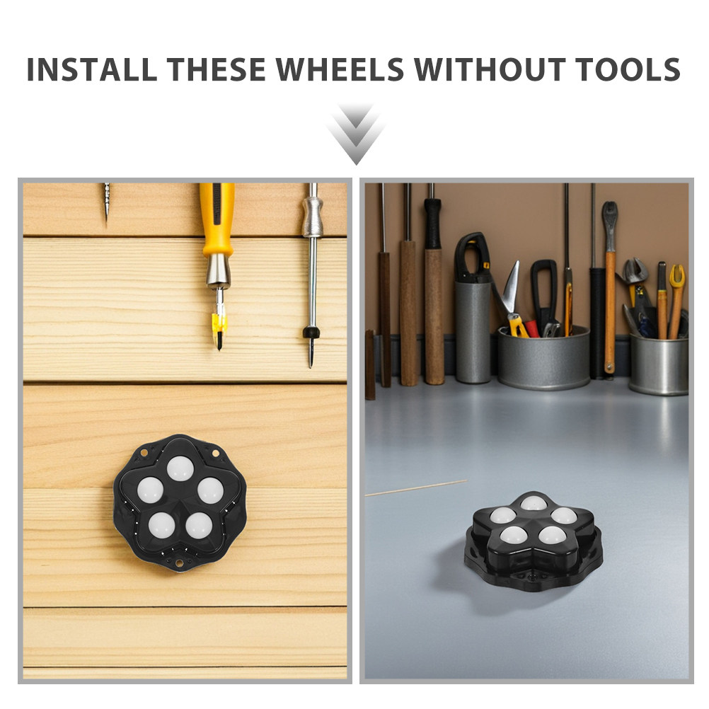 Roulettes auto-adhésives pivot - Kitchen Appliances Countertop avis et prix