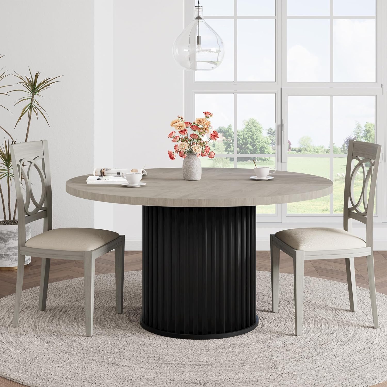 Table à manger ronde de 47 pou - Kitchen Appliances Table avis et prix