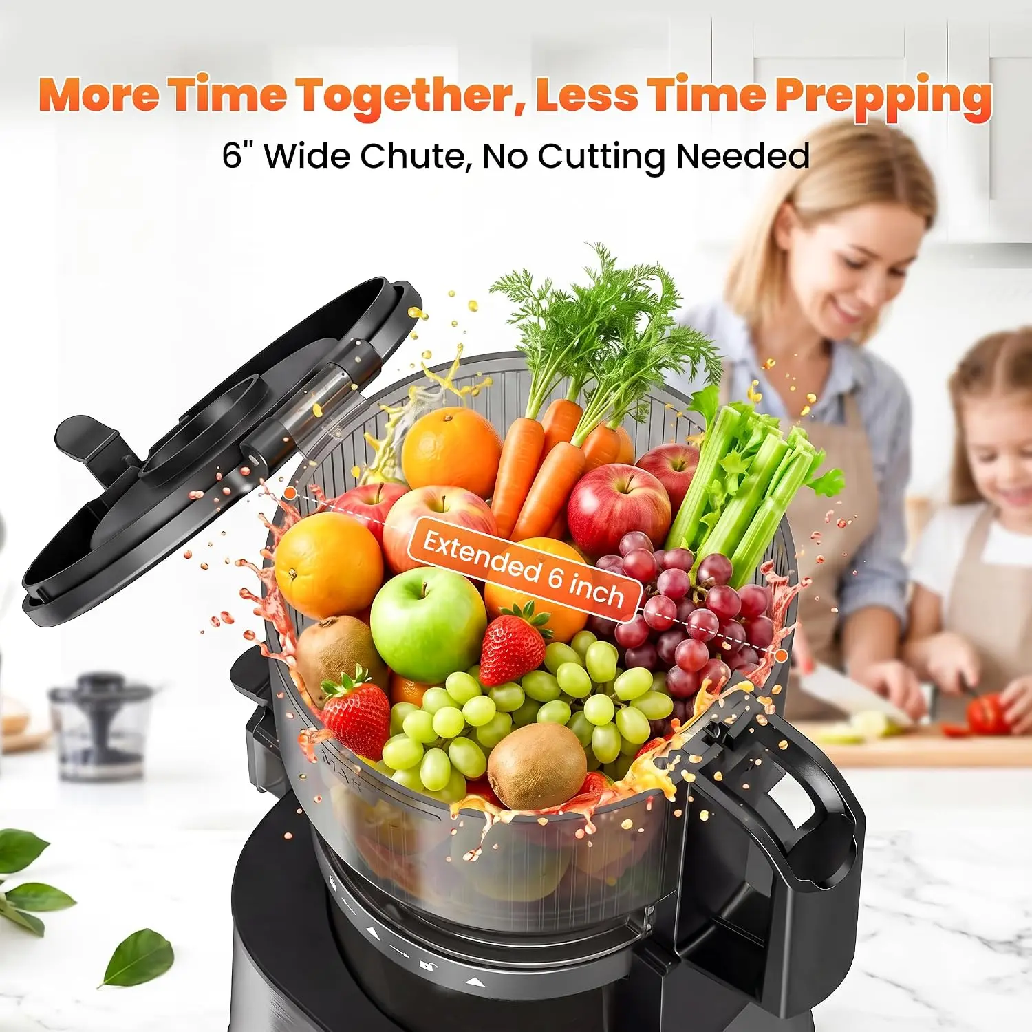Extracteur de jus à froid 3-en - Juicer Cold Press Slow avis et prix