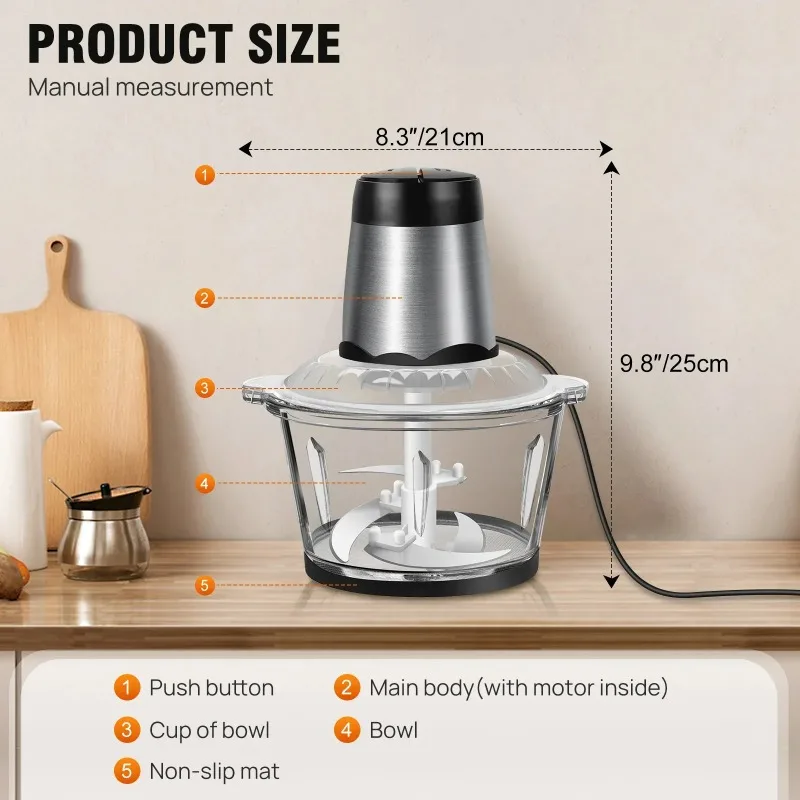 Hachoir à viande électrique 2L - Meat Grinder Attachment avis et prix