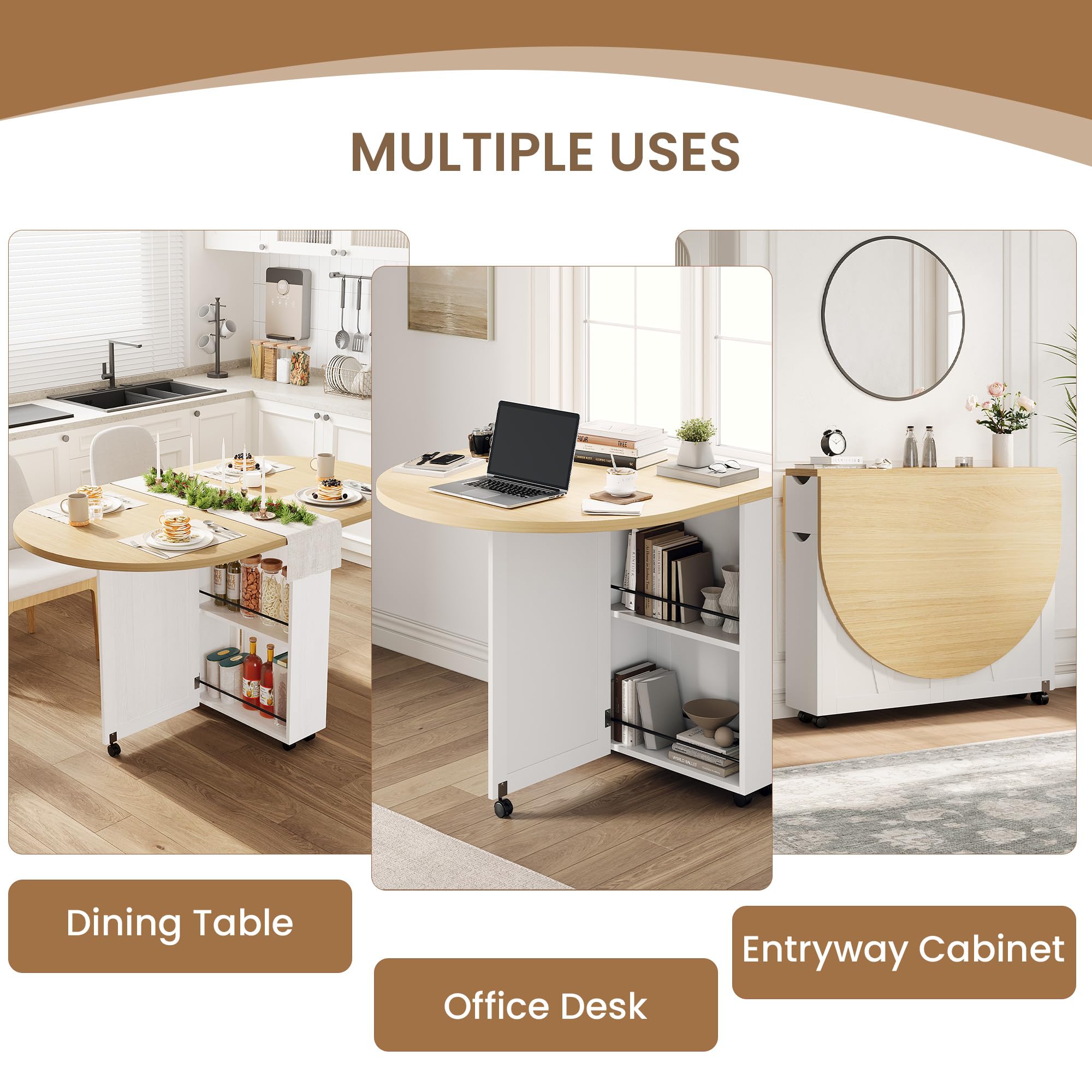 Table à manger pliante 3-en-1  - Kitchen Appliances Table avis et prix