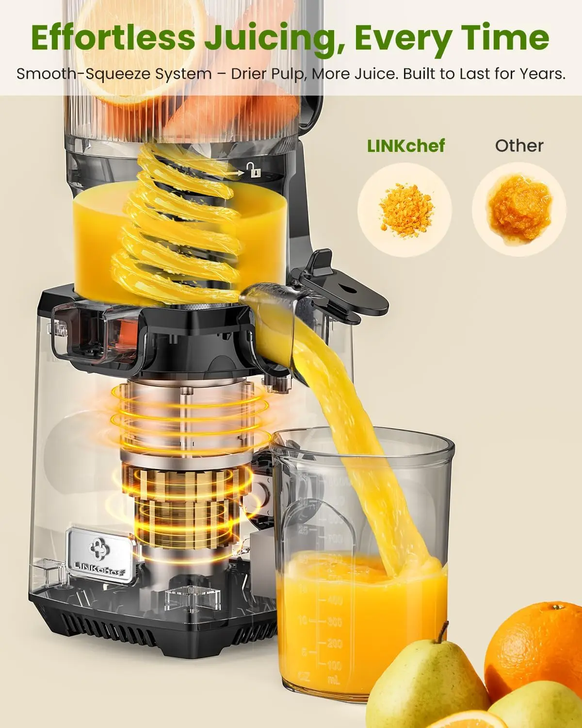 Extracteur de jus à pression à - Juicer Cold Press Slow avis et prix