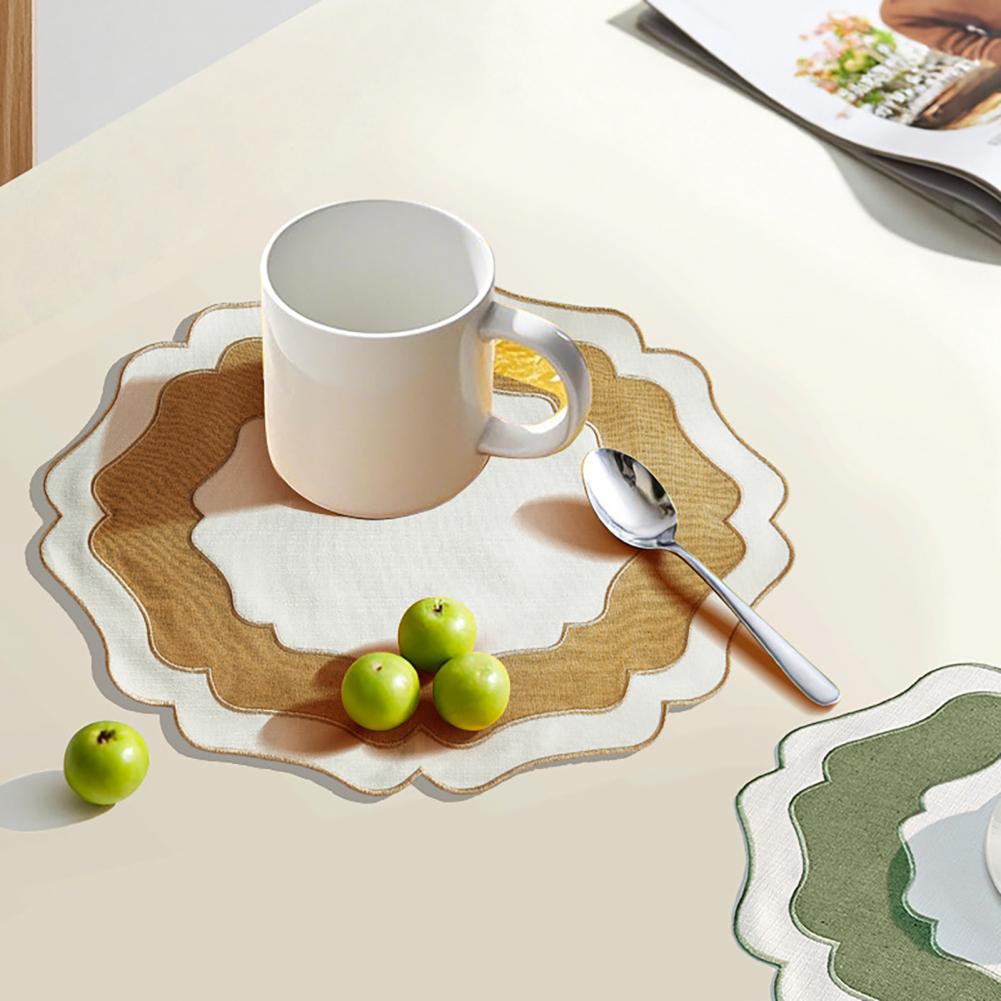 Set de table en lin festonné,  - Kitchen Appliances Table avis et prix