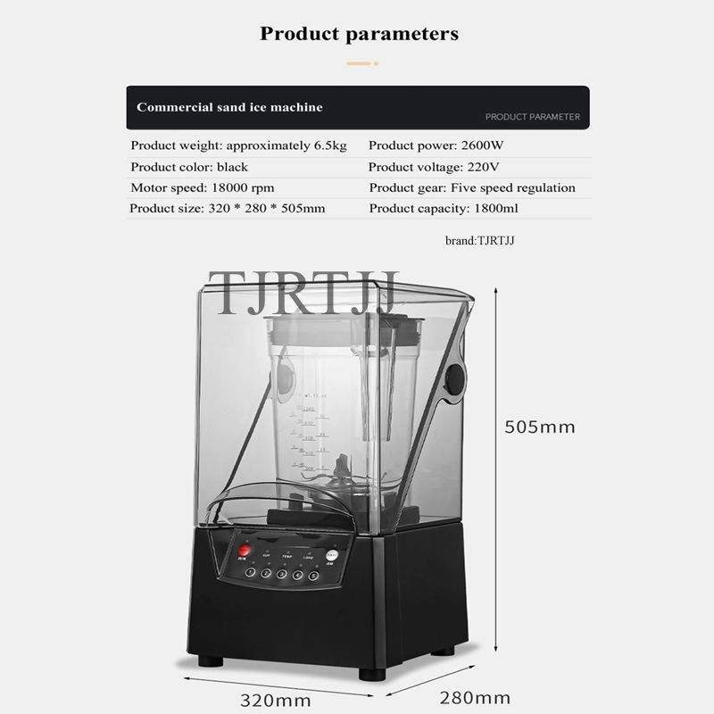 Blender commercial 2600W, mixe - Blender High Power avis et prix