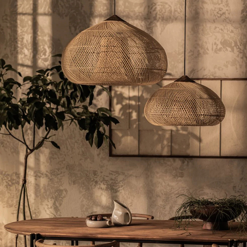 Plafonnier LED en Rotin Fait à - Kitchen Appliances Table avis et prix