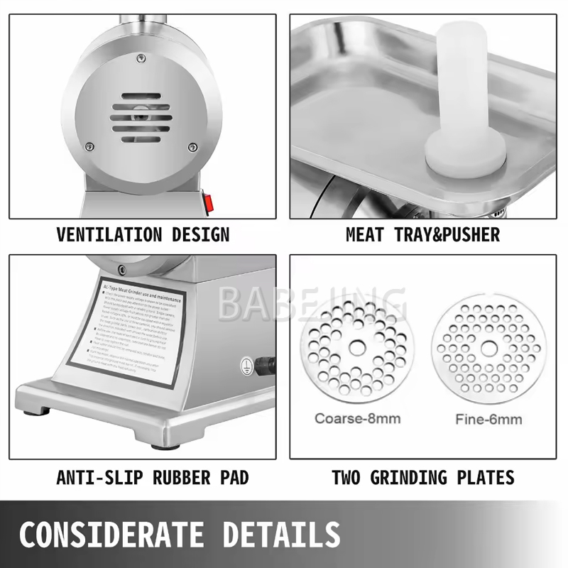 BABEJING 2025 nouveau broyeur  - Meat Grinder Attachment avis et prix