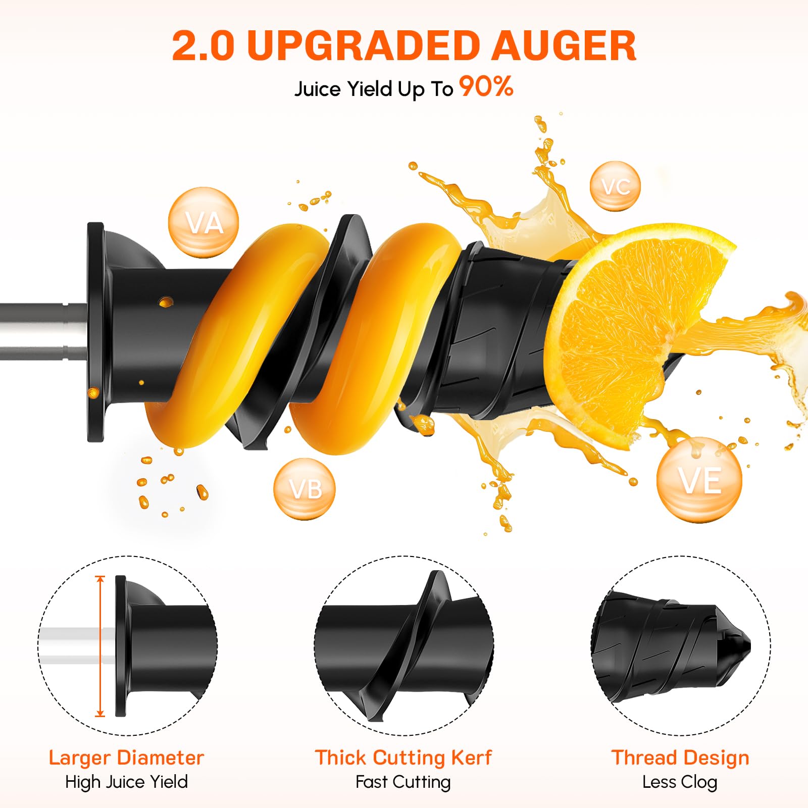 Accessoire de presse-agrumes à - Juicer Cold Press Slow avis et prix