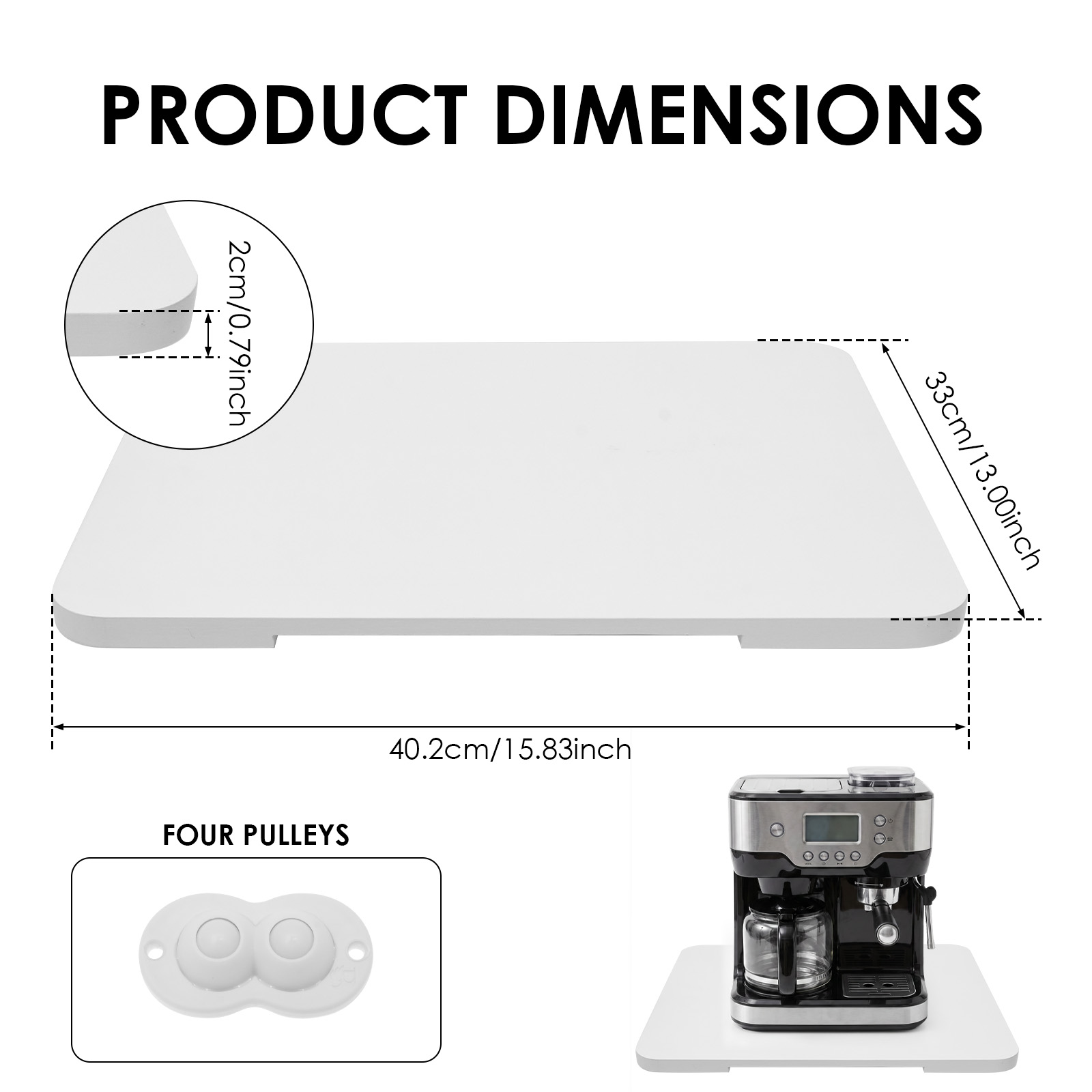Plateau coulissant pour appare - Kitchen Appliances Countertop avis et prix